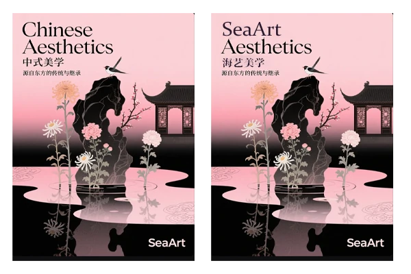 AI Commercial Poster Editing Before and After