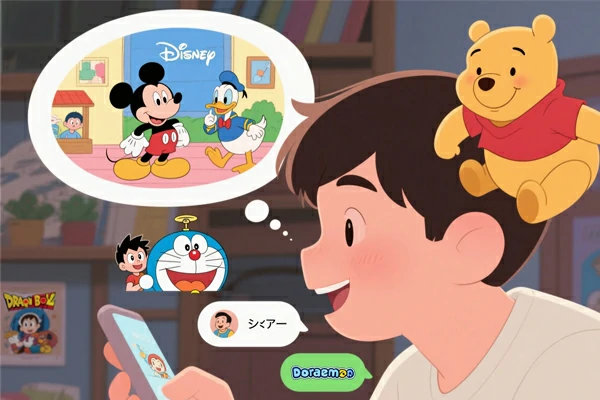 Talk to AI-Based Cartoon Characters