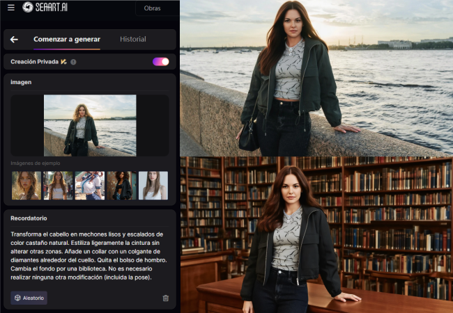 Editor de cuerpo gratis - SeaArt