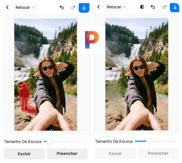 Remover pessoa da foto pelo celular com o Picwish