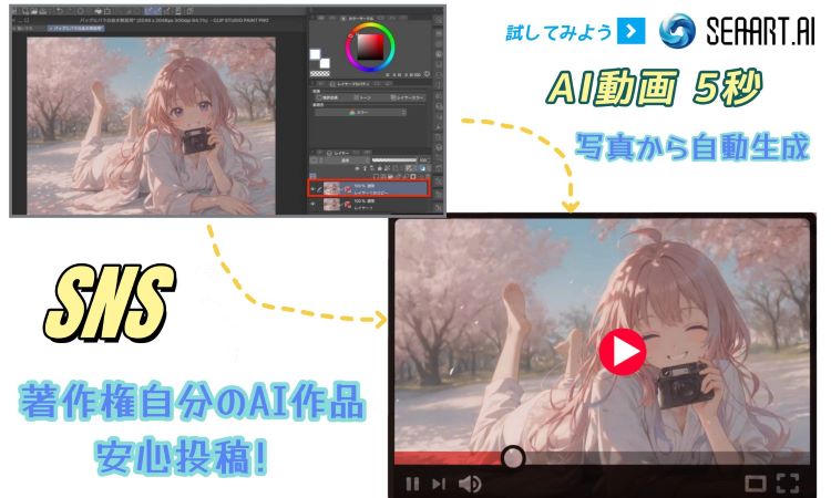 5秒AI動画を使って多用途に活用！超簡単コツで無料生成
