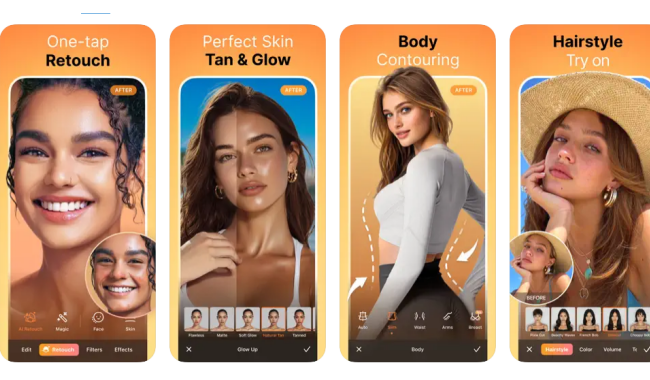 App para editar cuerpo en fotos y videos - AirBrush