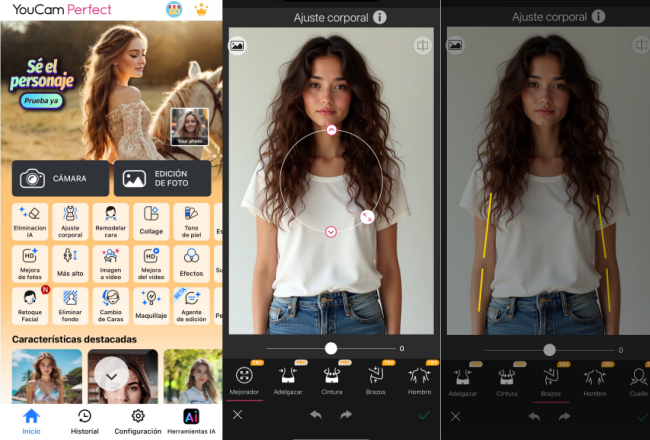 Editor de cuerpo de fotos todo en uno - YouCam Perfect
