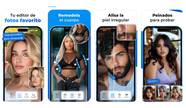 Editor inteligente para mejorar el cuerpo en selfies - Facelab