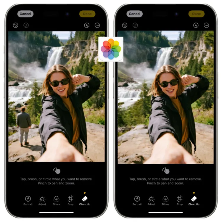Como remover pessoa da foto no iPhone com Fotos
