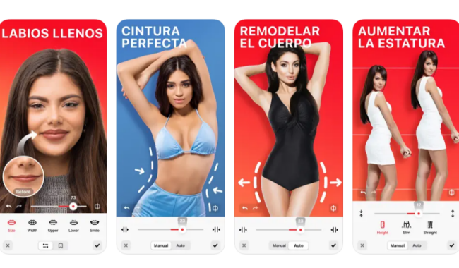 Editor de cuerpo enfocado en adelgazar cintura y brazos - Body Tune