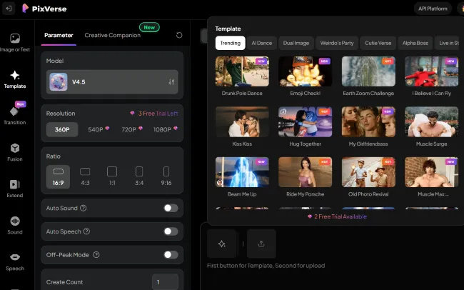 PixVerse AI Effects