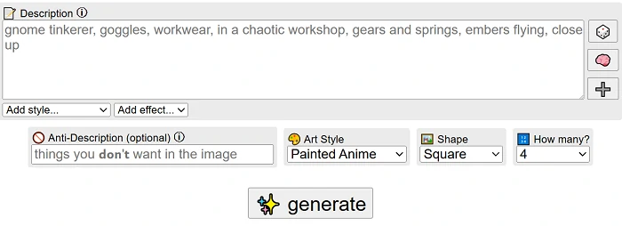 AI Prompt Input Box