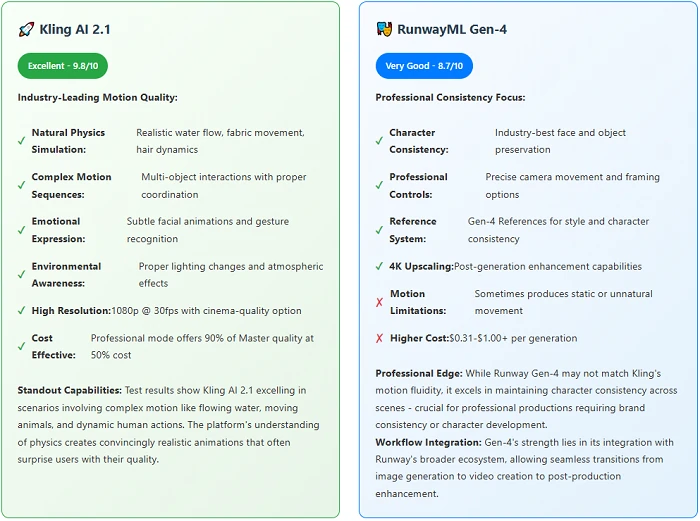 Image to Video Conversion Comparison