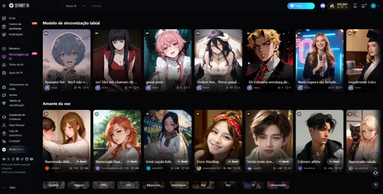 Gerar música IA com o SeaArt