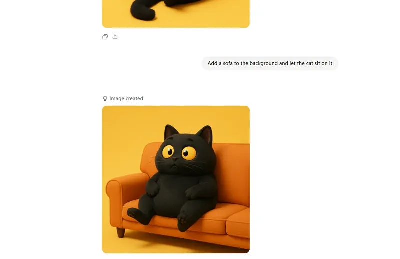 Tweak the generated image via prompts using GPT
