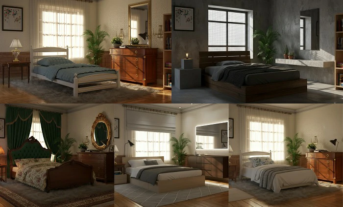 Variantes de estilo interior