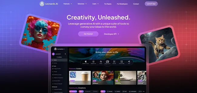 Leonardo Homepage