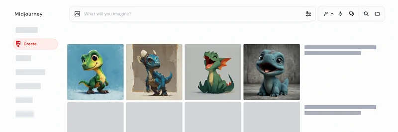 Midjourney image creation