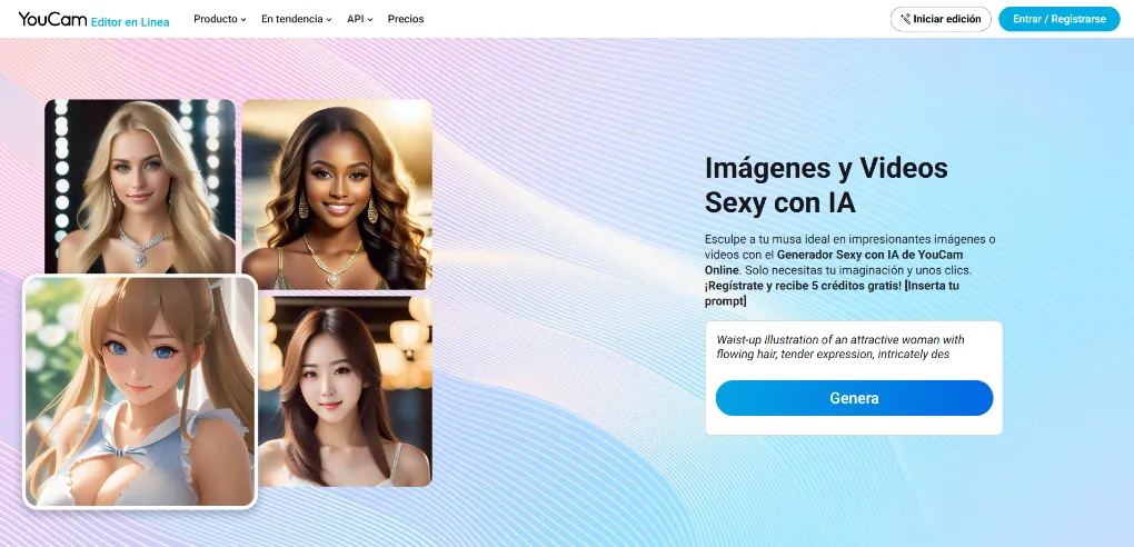 Generador de imagen y video sexy con IA - YouCam