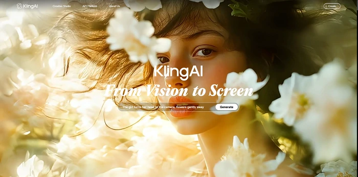Kling AI Homepage