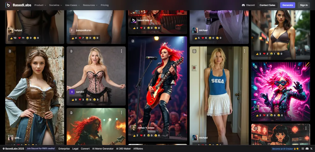 Generar imagen hot con IA en BasedLabs