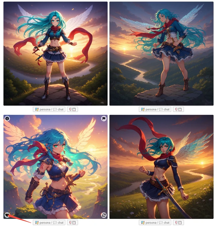 The Collection of Images Generated by AI