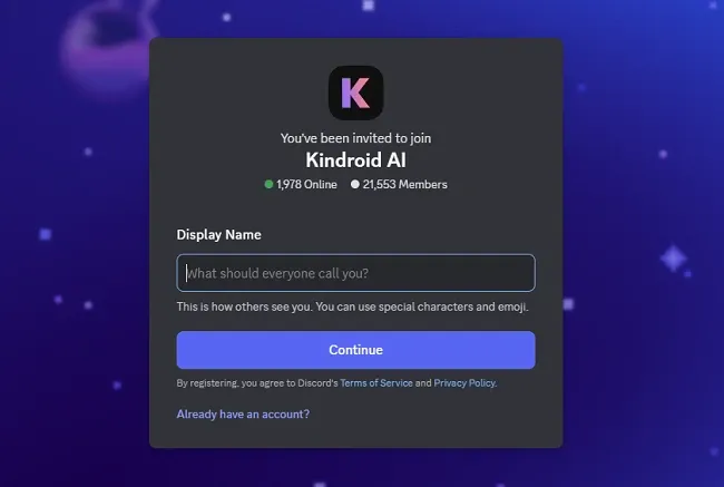 Join Kindroid AI