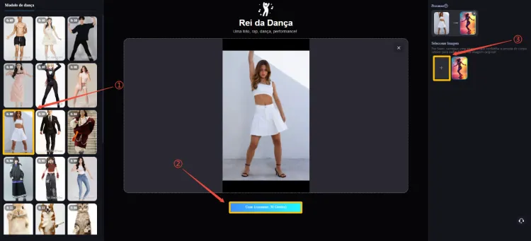 Tutorial de como animar imagem com IA gerador de dança do SeaArt