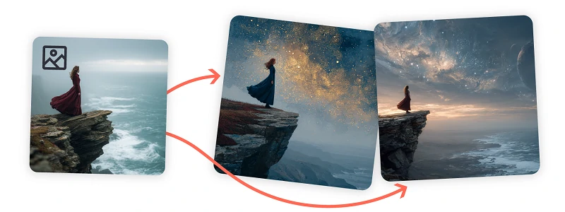 Midjourney image variation