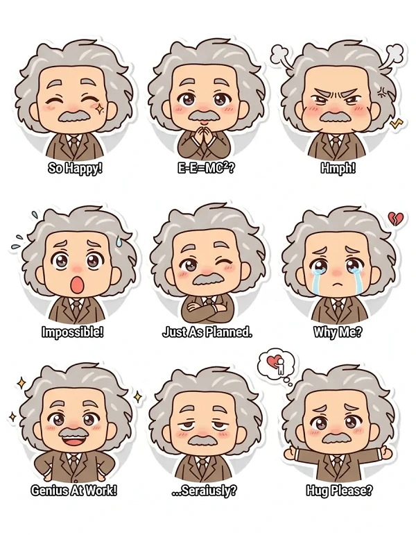 Stickers Chibi personalizados