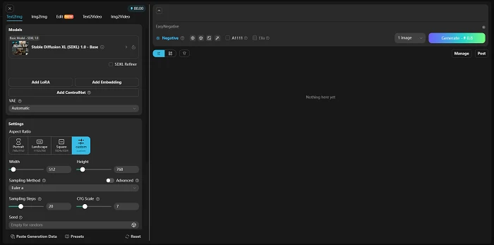 Tensor Art AI Generator