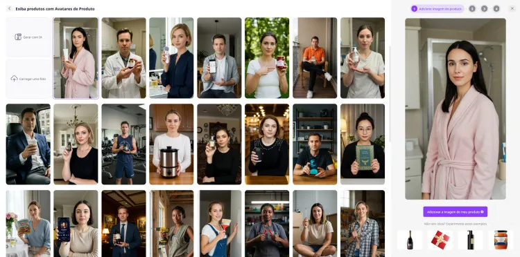 Avatar de produto IA do Vidnoz AI