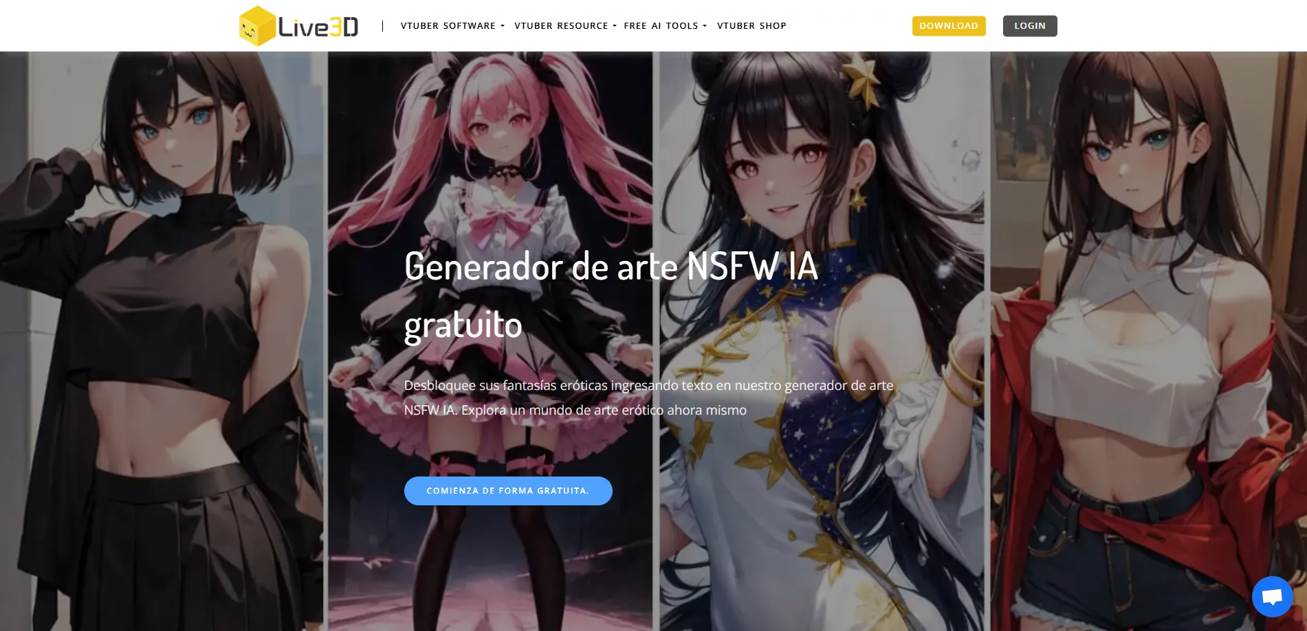 Generador de personaje sensual - Live 3D