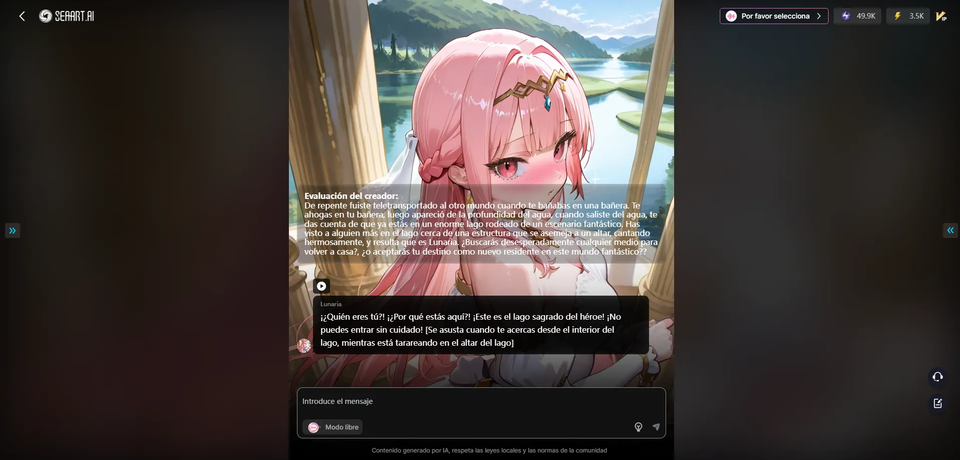 Cyberpub IA novia virtual chatbot gratis