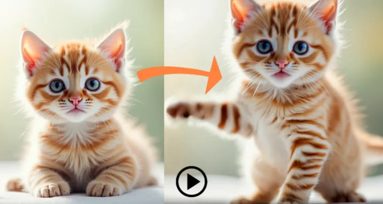 Como criar movimento em foto com IA