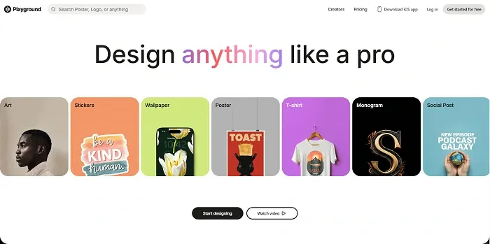 Playground AI Homepage