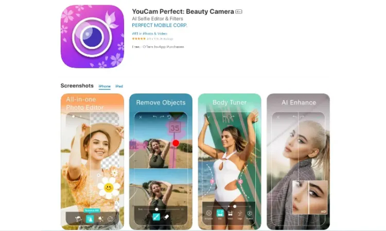 App YouCam Perfect