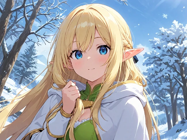 Namorada elfa com IA