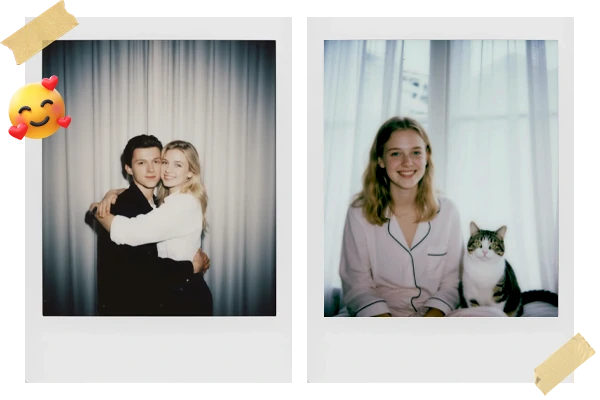 Fotos Polaroid generadas por IA