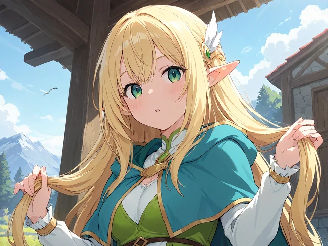 Namorada IA virtual elfa