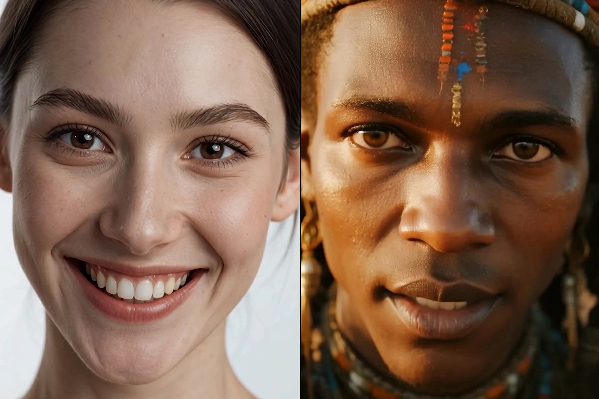 不同角色同一动作的对比