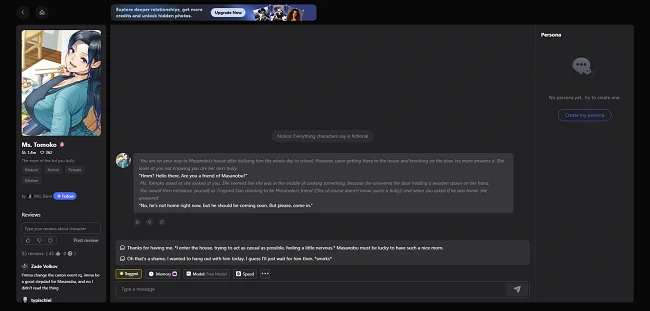 Start Chat with Joyland AI Characters