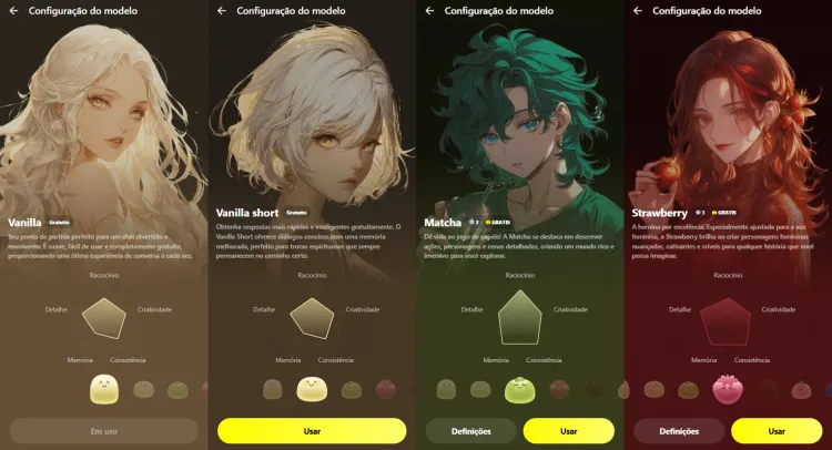 Modelos do Emochi AI