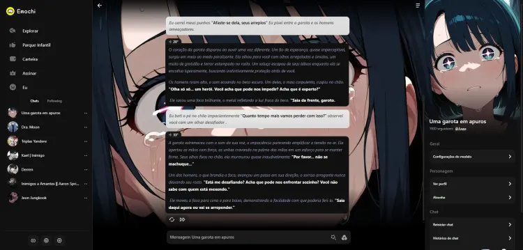 chatbot do Emochi AI