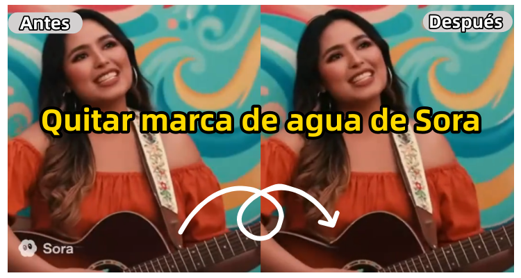 Quitar marca de agua de sora 2 con IA