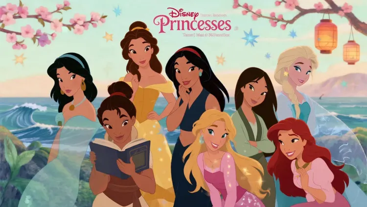 Figuras clássicas das princesas da Disney