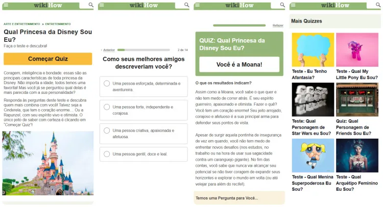 Quiz de princesa do WikiHow