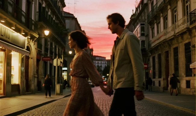 Foto de Pareja en las Calles de Madrid
