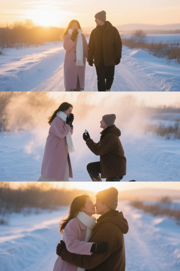 カップル プロポーズ プロンプト