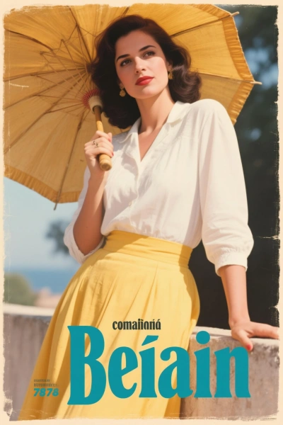 Póster en papel de los años 70–80