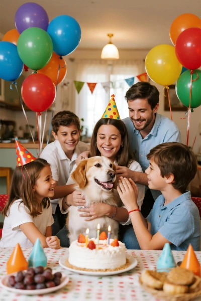 Fiesta de cumpleaños de mascota