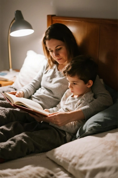 Cuentos antes de dormir en la cama