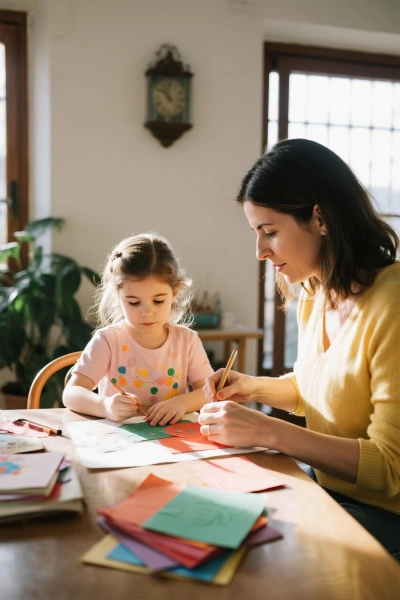 Manualidades a la luz del sol
