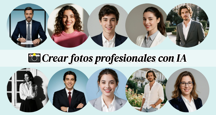 Crear fotos profesionales con IA